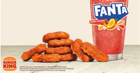 Burger King to add spicy nuggets, new drink to menus nationwide
